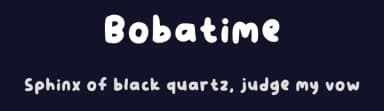 Bobatime by Oreovocado — Script Handwritten Font — thumbnail 2