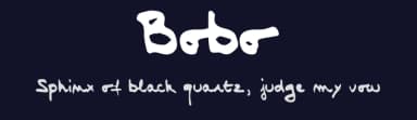 Bobo by Raoul Henry — Script Handwritten Font — thumbnail 2