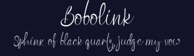 Bobolink by Fonteca.com — Script Handwritten Font — thumbnail 2