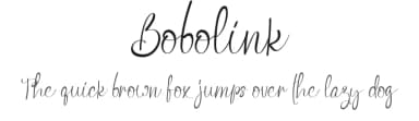 Bobolink by Fonteca.com — Script Handwritten Font — thumbnail 1