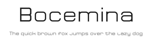 Bocemina by Erion Dyrmishi — Sans Serif Font