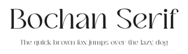 Bochan Serif by HansCo — Serif Font — thumbnail 1