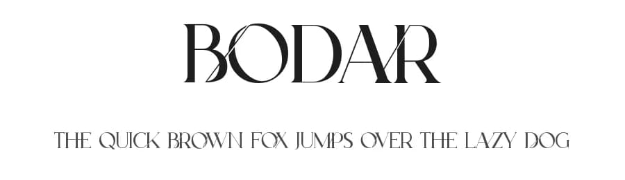Bodar by UI Creative — Serif Font
