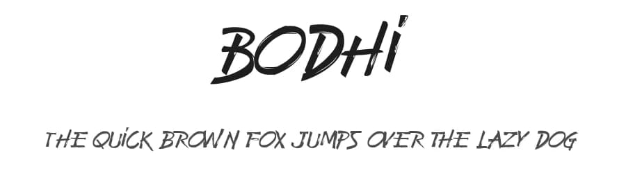 Bodhi by Arthy — Script Handwritten Font