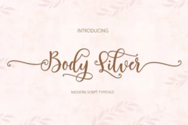 Body Silver Font by JhoelDesign — Script Handwritten Font — thumbnail 1