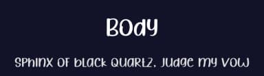 Body by Etik Fatimah — Script Handwritten Font — thumbnail 2