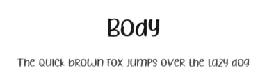 Body by Etik Fatimah — Script Handwritten Font — thumbnail 1