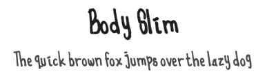 Body Slim by Indra Gunawan — Script Handwritten Font — thumbnail 1