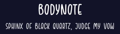 Bodynote by Balpirick Studio — Script Handwritten Font — thumbnail 2