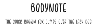 Bodynote by Balpirick Studio — Script Handwritten Font — thumbnail 1