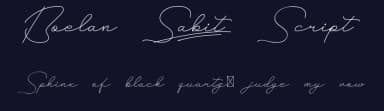 Boelan Sabit Script by NihStudio — Script Handwritten Font — thumbnail 2