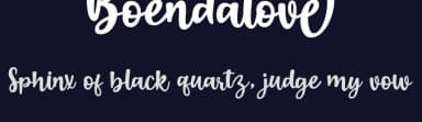 Boendalove by Ahweproject — Script Handwritten Font — thumbnail 2