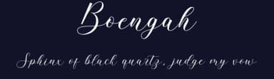 Boengah by Makashi — Script Handwritten Font — thumbnail 2
