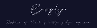 Bofly by Jadatype — Script Handwritten Font — thumbnail 2