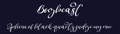 Bogbeast by Kong Font — Script Handwritten Font — thumbnail 2