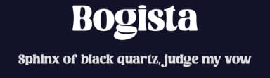 Bogista by Ronny Studio — Serif Font — thumbnail 2