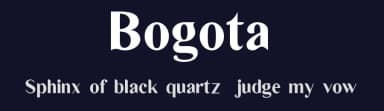 Bogota by NendesKombet — Sans Serif Font — thumbnail 2