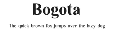 Bogota by NendesKombet — Sans Serif Font — thumbnail 1