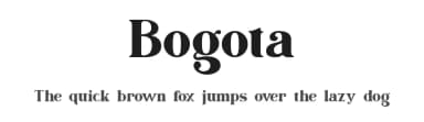 Bogota by Din Studio — Serif Font — thumbnail 1