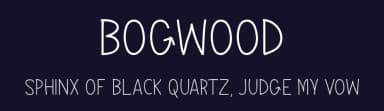 Bogwood by Md Shohail Bhuian — Script Handwritten Font — thumbnail 2