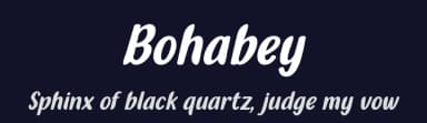 Bohabey by 7NTypes — Script Handwritten Font — thumbnail 2