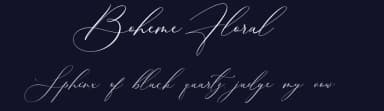 Boheme Floral by 50Fox Studio — Script Handwritten Font — thumbnail 2