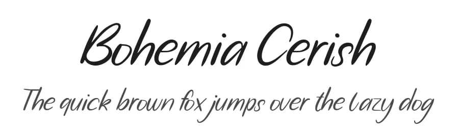 Bohemia Cerish by Paily Studio — Script Handwritten Font