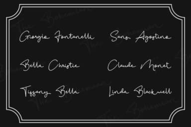 Bohemian Font by alphArt — Script Handwritten Font — thumbnail 3