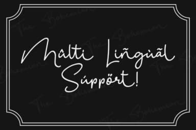 Bohemian Font by alphArt — Script Handwritten Font — thumbnail 6