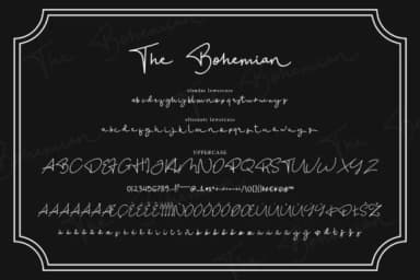 Bohemian Font by alphArt — Script Handwritten Font — thumbnail 7