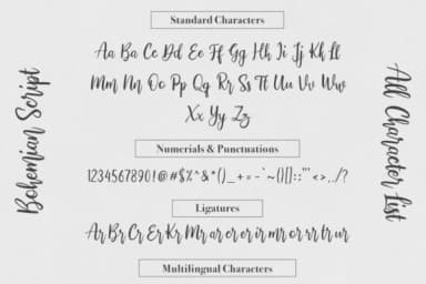 Bohemian Script Font by Typia Nesia — Script Handwritten Font — thumbnail 7