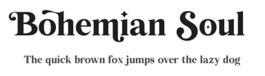 Bohemian Soul by Maria Feliz Studio — Serif Font — thumbnail 1