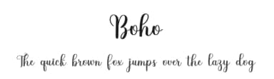 Boho by FreshtypeINK — Script Handwritten Font — thumbnail 1