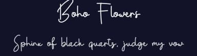 Boho Flowers by Eddy Goodboy — Script Handwritten Font — thumbnail 2