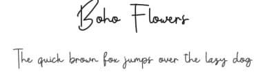 Boho Flowers by Eddy Goodboy — Script Handwritten Font — thumbnail 1