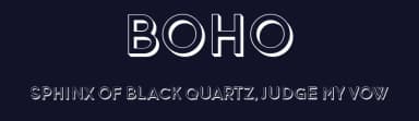 Boho by Vladimir Nikolic — Sans Serif Font — thumbnail 2