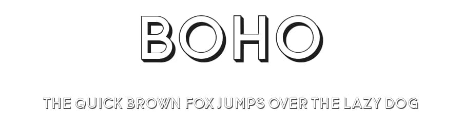 Boho by Vladimir Nikolic — Sans Serif Font