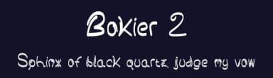 Bokier 2 by Nulis CRTV — Script Handwritten Font — thumbnail 2