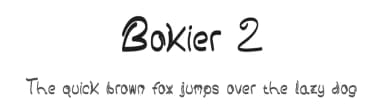Bokier 2 by Nulis CRTV — Script Handwritten Font — thumbnail 1