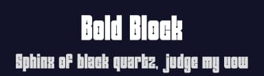 Bold Block by PutraCetol Studio — Sans Serif Font — thumbnail 2