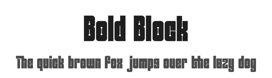 Bold Block by PutraCetol Studio — Sans Serif Font