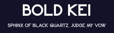 Bold Kei by Arutype Studio — Sans Serif Font — thumbnail 2