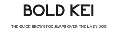 Bold Kei by Arutype Studio — Sans Serif Font — thumbnail 1