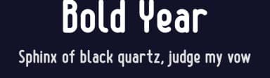 Bold Year by Andika Fez — Sans Serif Font — thumbnail 2