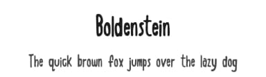 Boldenstein by Dirt2.com - SickCapital — Script Handwritten Font — thumbnail 1