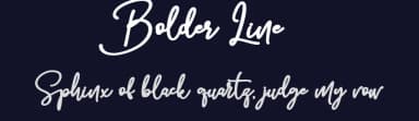 Bolder Line by Lettersiro Studio — Script Handwritten Font — thumbnail 2