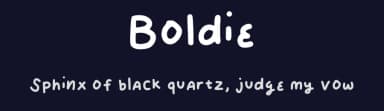 Boldie by summer sunday — Script Handwritten Font — thumbnail 2