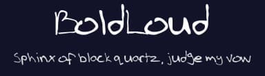 BoldLoud by Sinna — Script Handwritten Font — thumbnail 2