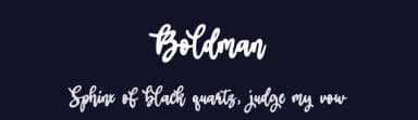 Boldman by Balpirick Studio — Script Handwritten Font — thumbnail 2