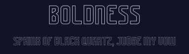 Boldness by diegoinaciodesign — Sans Serif Font — thumbnail 2